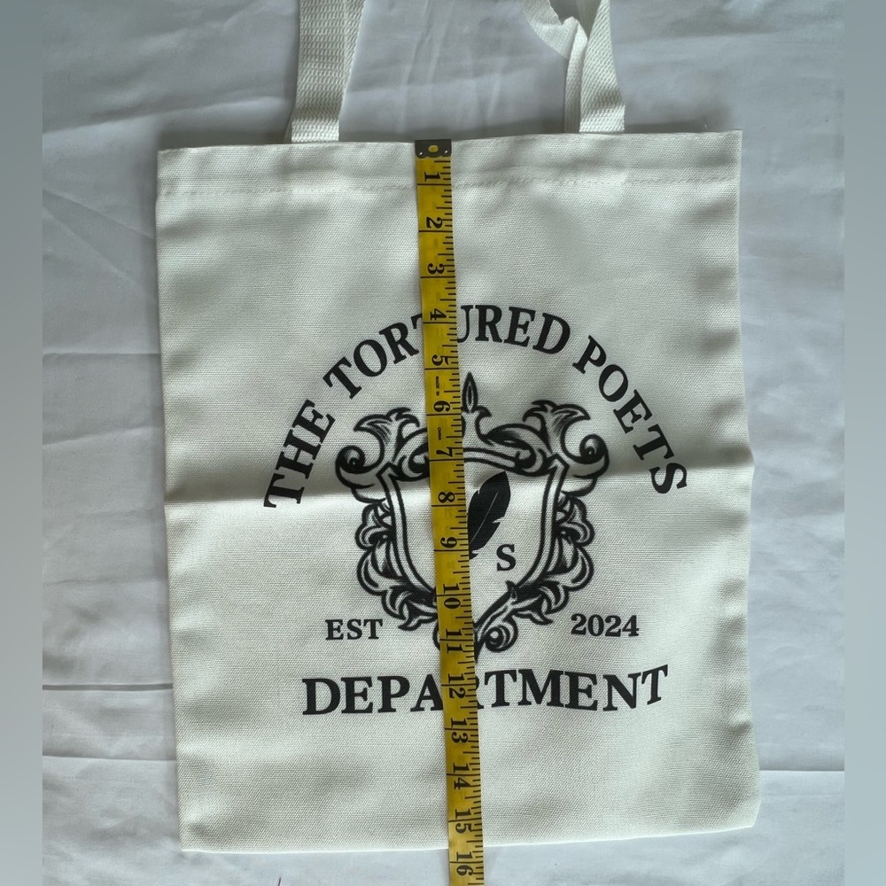4/$20 🦋 Taylor Swift Tortured Poets Tote Bag - Picture 3 of 5